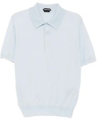 Tom Ford - Knitted Polo Shirt - Lyst