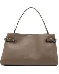 Brunello Cucinelli - Sac Cabas Mia En Cuir Grainé - Lyst