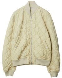 Burberry - Stand Up-collar Quilted Bomber Jacket - Lyst