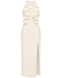 DIVEDIVINE - Sole Floral-Appliqué Halterneck Midi Dress - Lyst