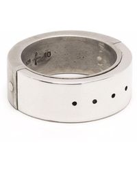 Parts Of 4 - Perforated Two-tone Ring - Lyst