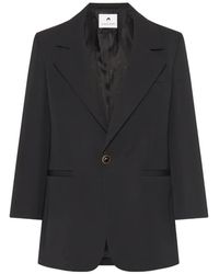 Marine Serre - Twill Boxy Blazer - Lyst