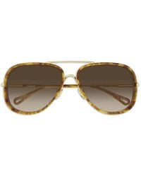 Chloé - Getönte Pilotenbrille - Lyst
