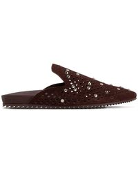 Pedro Garcia - Braidy Embellished Mules - Lyst