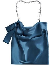 Area - ビジュートリム サテントップ - Lyst