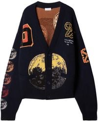 Off-White c/o Virgil Abloh - Off- Embroidered Cardigan, ' - Lyst
