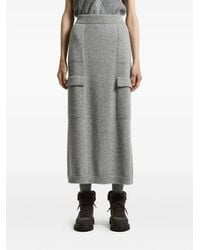 Peserico - Pocket-detail Knit Midi Skirt - Lyst
