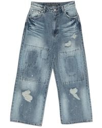 ANDERSSON BELL - Patchwork Distressed Jeans - Lyst