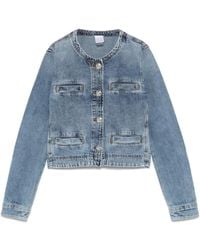 Pinko Dakar Denim Jacket in Blue | Lyst