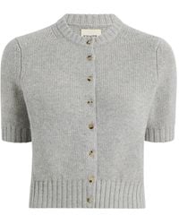KHAITE - Nora Cashmere Knit Cardigan - Lyst