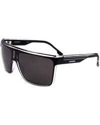 Carrera - Logo-Print Geometric-Frame Sunglasses - Lyst