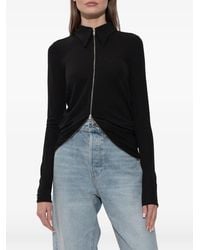 Alexander Wang - Draped Back Zip Shirt - Lyst