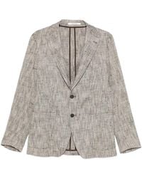 Tagliatore - Textured Two-Button Blazer - Lyst