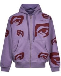 Kidsuper - Eye-Patchwork Zip-Up Hoodie - Lyst