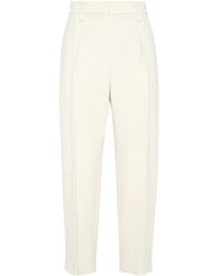 Brunello Cucinelli - Pantalon ample à design plissé - Lyst