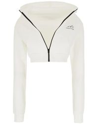 Balenciaga - Cropped Zip-Up Hoodie - Lyst