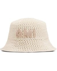 Ami Paris - Logo-Patch Bucket Hat - Lyst