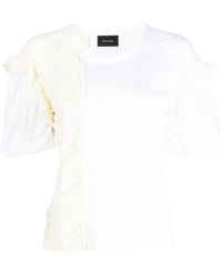 Simone Rocha - Ruffled Puff-sleeve T-shirt - Lyst