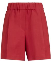 Brunello Cucinelli - Pleated Elasticated-Waistband Shorts - Lyst