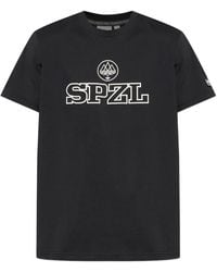 adidas - Spzl T-Shirt Mit Logo-Print - Lyst
