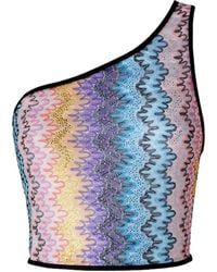 Missoni - Top Met Zigzag-Patroon - Lyst