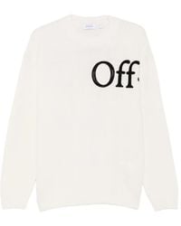 Off-White c/o Virgil Abloh - Bookish Shared Wool Sweater - Lyst