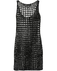 Roberto Collina - Kleid mit Pailletten - Lyst