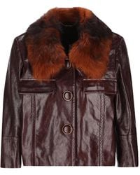 Chloé - Leather Jacket - Lyst