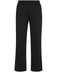 Billionaire - Alcantara-Stripes Logo-Patch Track Pants - Lyst
