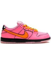 Nike - X Powerpuff Girls Sb Dunk Low "Blossom" Sneakers - Lyst