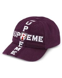 Supreme - Casquette Cross 6-Panel - Lyst