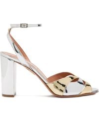 Aquazzura - 85Mm Moves Leather Ankle-Strap Sandals - Lyst