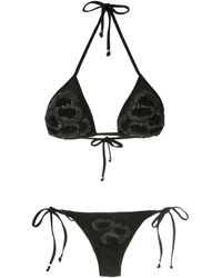 Amir Slama - Beaded Embroidery Bikini Set - Lyst