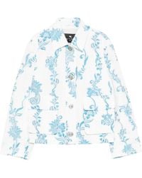 Etro - Floral-Pattern Pocket Jacket - Lyst