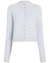 KHAITE - Everheart Button Cardigan - Lyst
