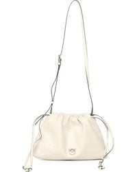 Pinko - Schultertasche Mit Kordelzug - Lyst