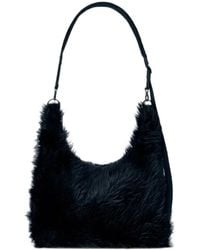 Yohji Yamamoto - Faux-Fur Shoulder Bag - Lyst