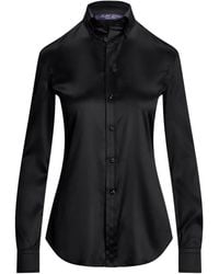 Ralph Lauren - Stretch-Silk Shirt - Lyst