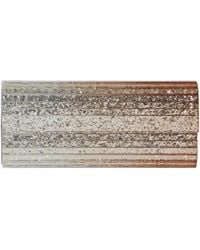 Jimmy Choo - Sweetie Metallic Dégradé-Glitter Plexi Clutch Bag - Lyst