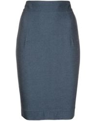 Lethicia Bronstein - Elizabeth Pencil Midi Skirt - Lyst
