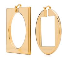 Jacquemus - Les Creoles Rond Carré フープピアス - Lyst