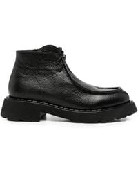 SERGIO MORETTI FIRENZE - Zip-Fastening Leather Desert Boots - Lyst
