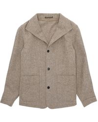 Fortela - Scotland Herringbone Wool Jacket - Lyst