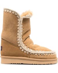 Mou - Stiefel Mit Shearling-Futter - Lyst