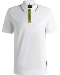 BOSS - BLACK T-shirts and Polos Beige - Lyst