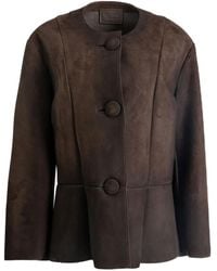Prada - Buttoned Jacket - Lyst