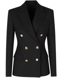 Dondup - Double-Breasted Blazer - Lyst