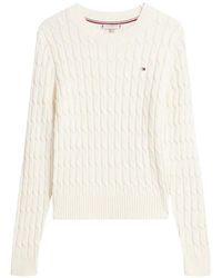 Tommy Hilfiger - Pullover mit Zopfmuster - Lyst