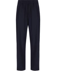 Laneus - Pantalones anchos de lana virgen - Lyst