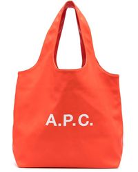 A.P.C. - Sac à main à logo imprimé - Lyst